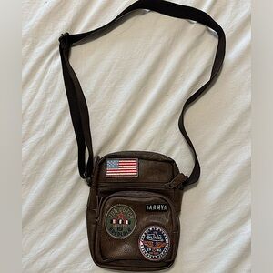 Von Dutch Brown Satchel